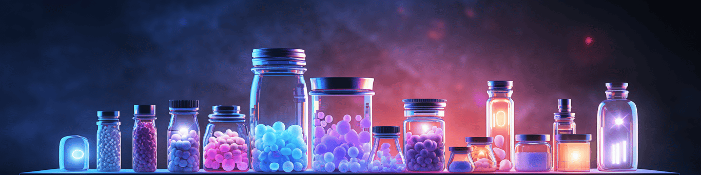 image of different drug pills on a surface