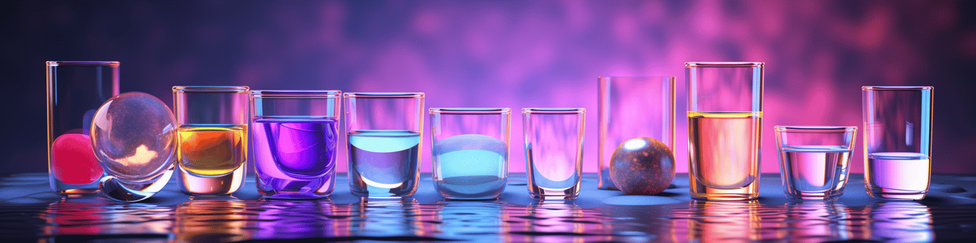 image of drug pills surrounding a glass of water symbolizing drug consumption