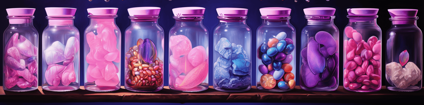 image of different drug pills on a surface