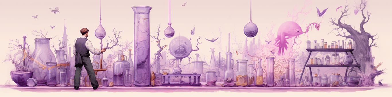 image of a doctor in a lab doing drug, clinical research