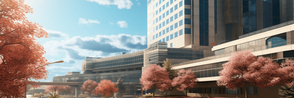 Image of Mayo Clinic Rochester in Minnesota.