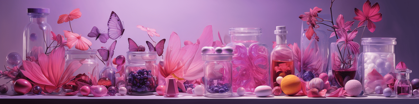 image of different drug pills on a surface