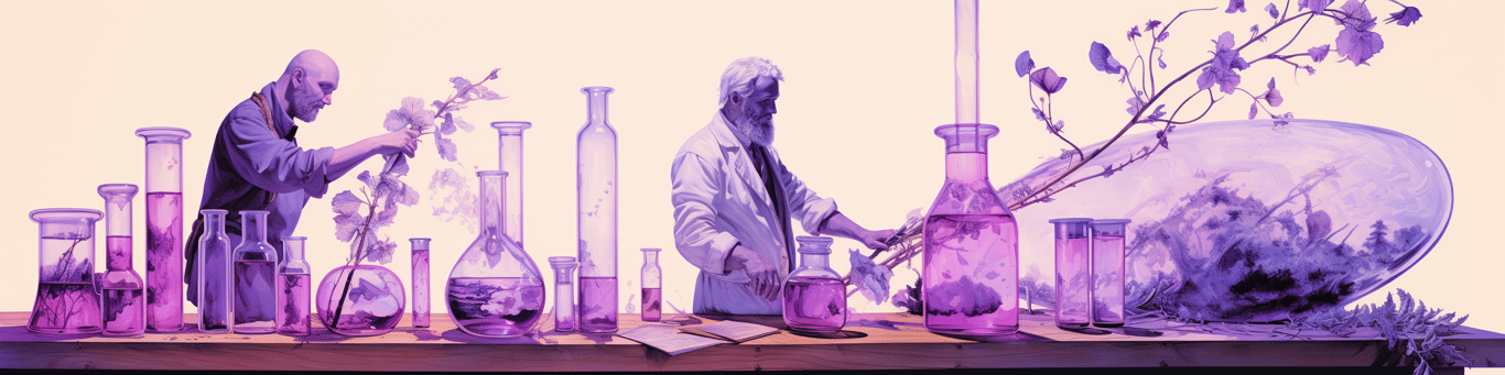 image of a doctor in a lab doing drug, clinical research