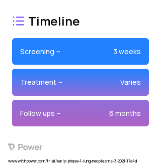 LungTalk 2023 Treatment Timeline for Medical Study. Trial Name: NCT04848961 — Phase < 1