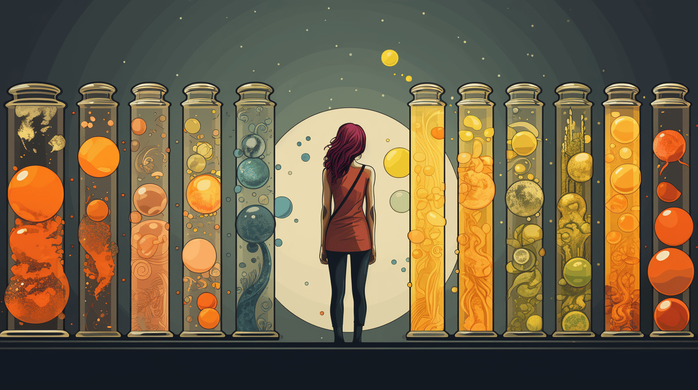 abstract image of a patient experiencing side effect