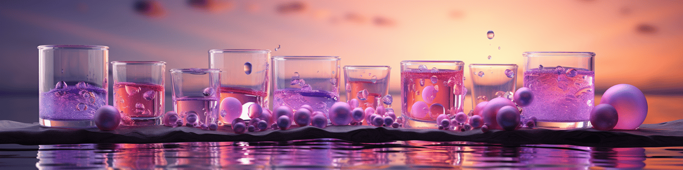 image of drug pills surrounding a glass of water symbolizing drug consumption