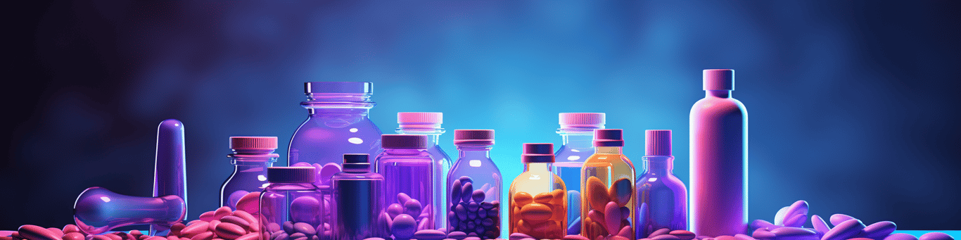 image of different drug pills on a surface