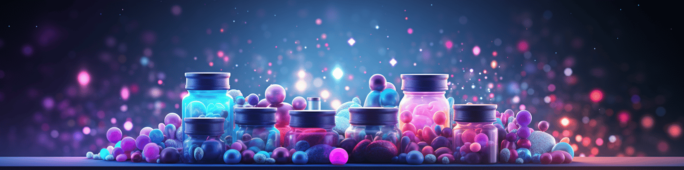 image of different drug pills on a surface