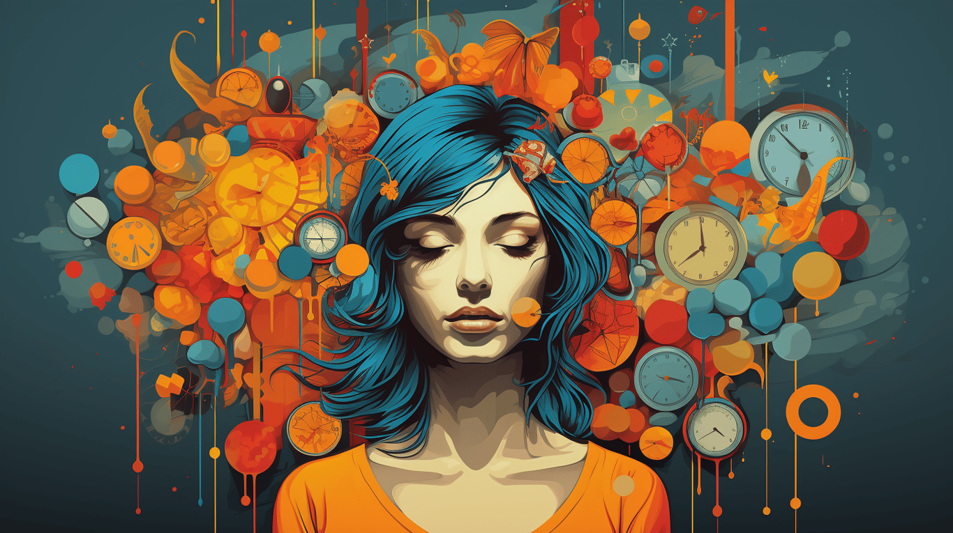 abstract image of a patient experiencing side effect