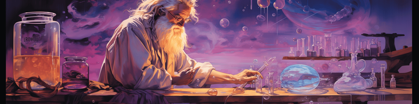 image of a doctor in a lab doing drug, clinical research