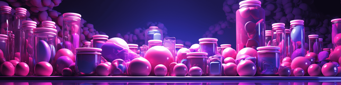 image of different drug pills on a surface