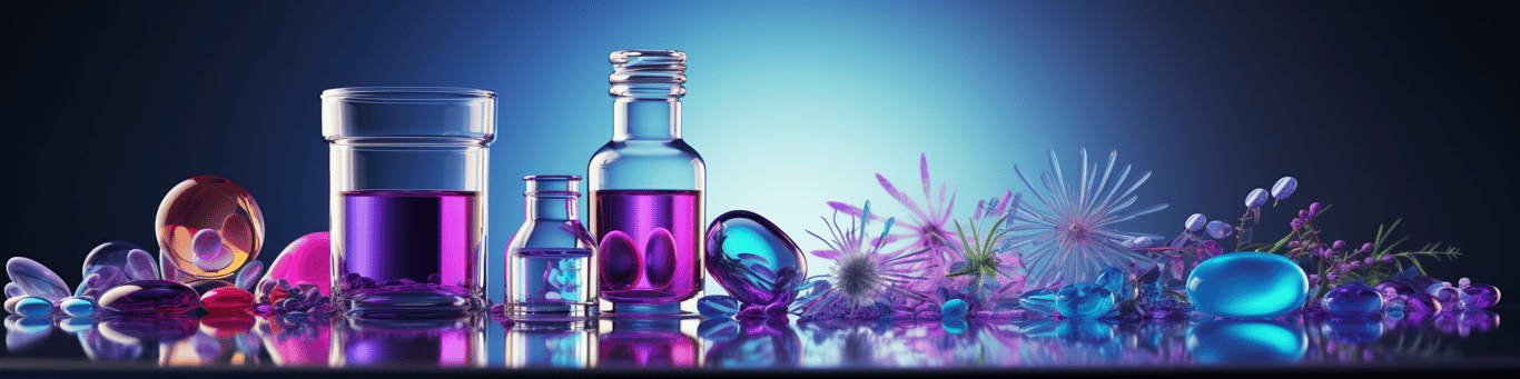 image of drug pills surrounding a glass of water symbolizing drug consumption