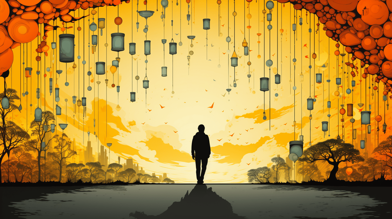 abstract image of a patient experiencing side effect