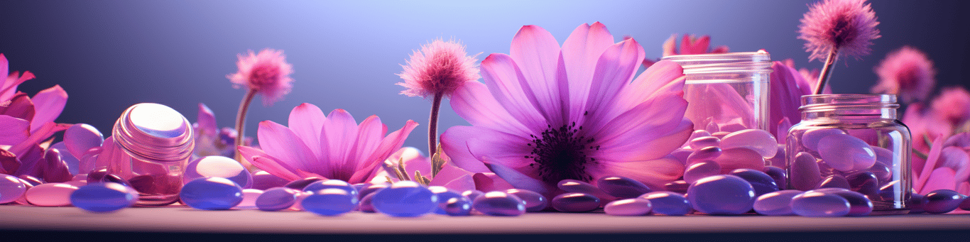 image of different drug pills on a surface