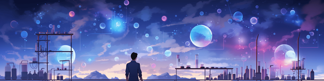 image of a doctor in a lab doing drug, clinical research