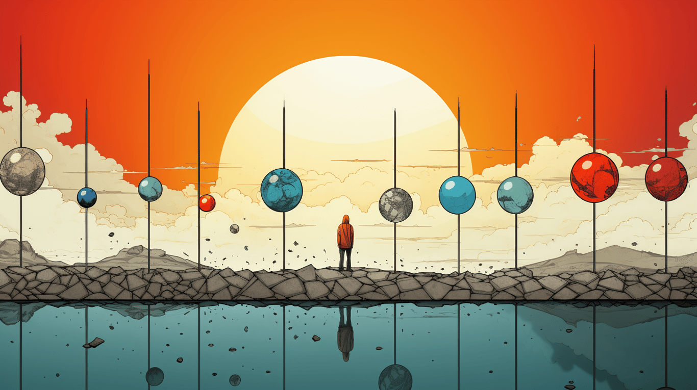 abstract image of a patient experiencing side effect