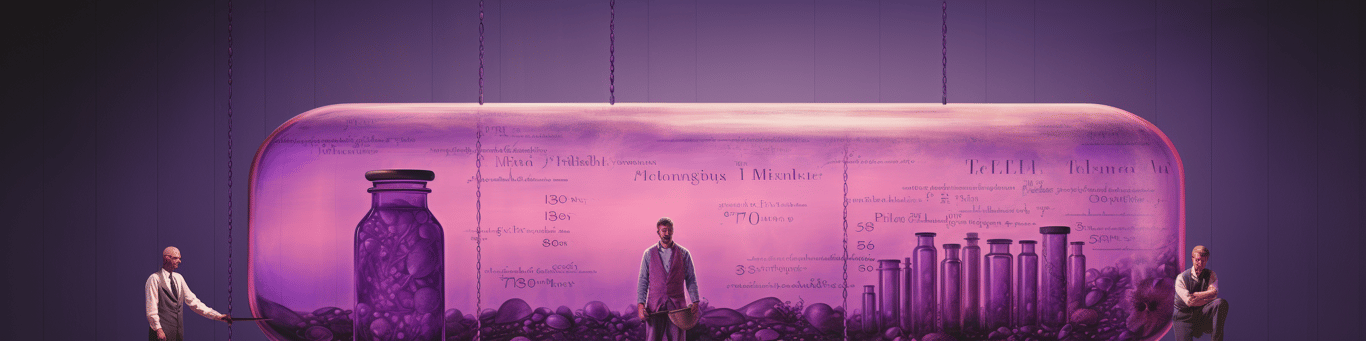 image of a doctor in a lab doing drug, clinical research