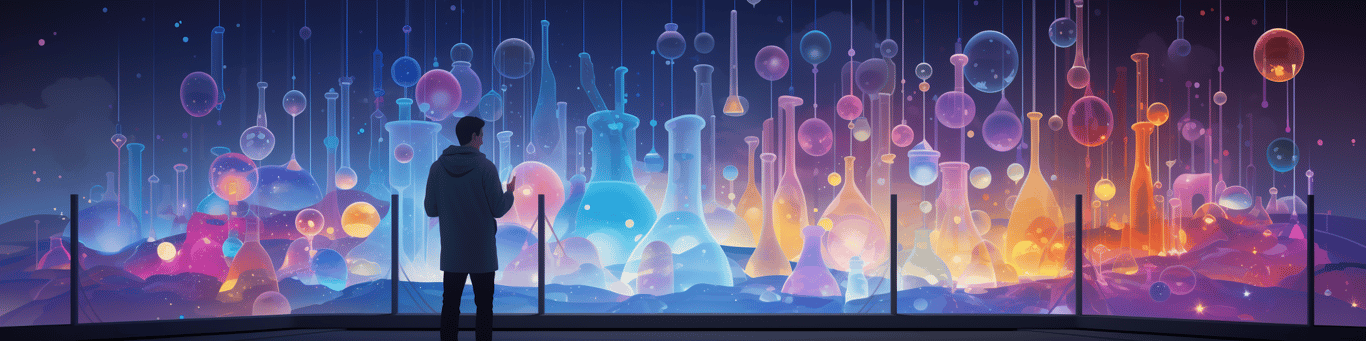 image of a doctor in a lab doing drug, clinical research