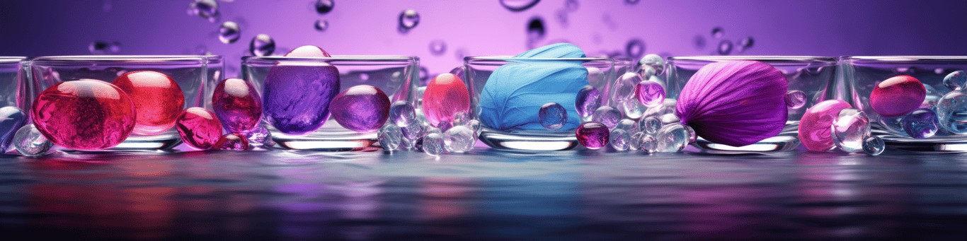 image of drug pills surrounding a glass of water symbolizing drug consumption