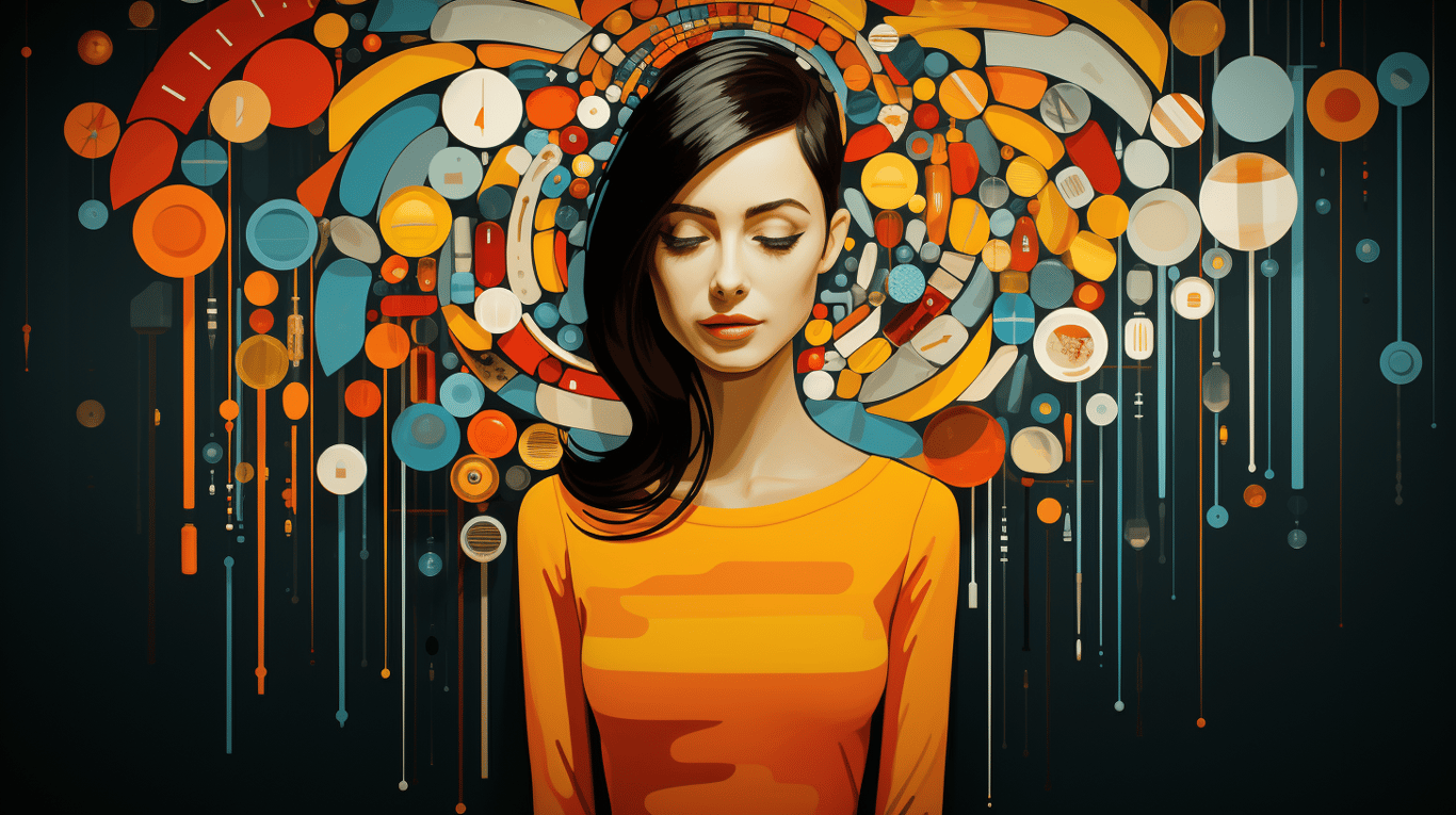 abstract image of a patient experiencing side effect