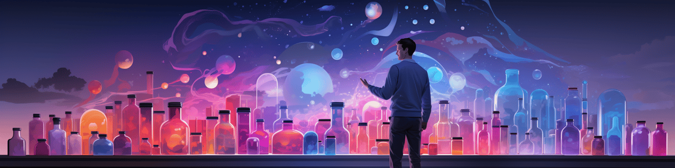 image of a doctor in a lab doing drug, clinical research