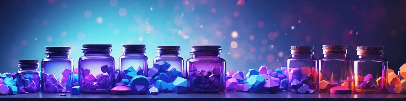 image of different drug pills on a surface