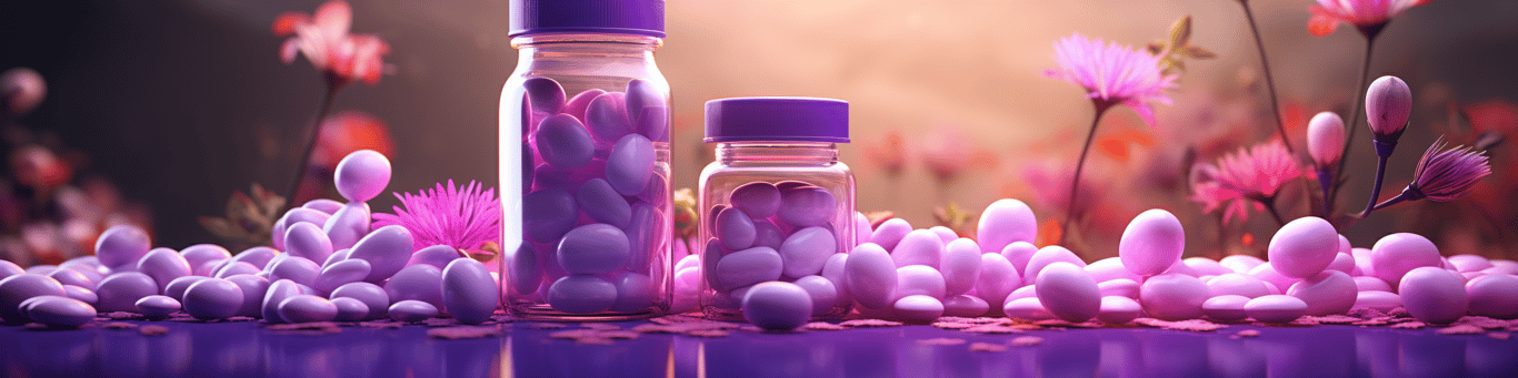 image of different drug pills on a surface