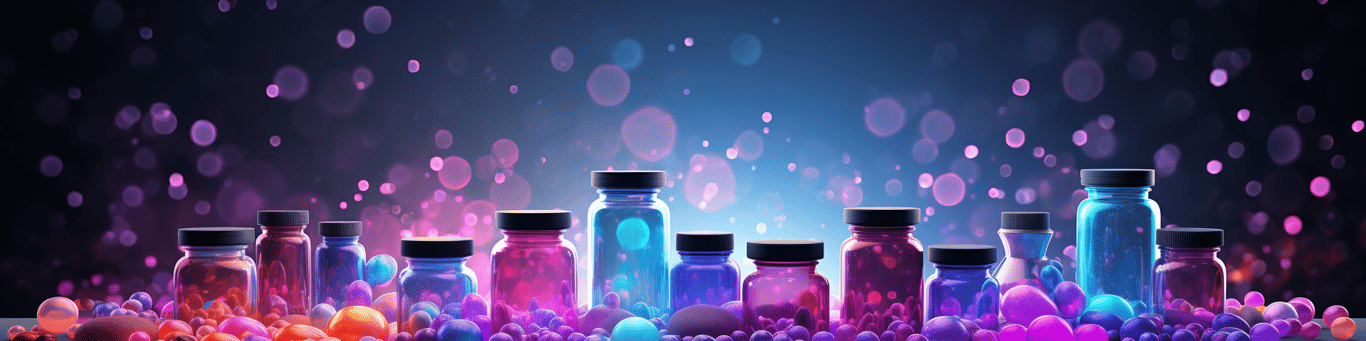 image of different drug pills on a surface