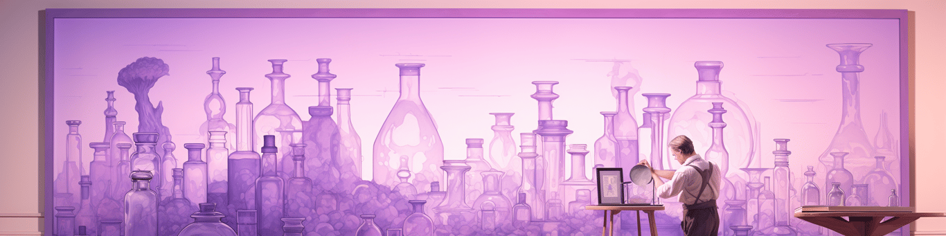 image of a doctor in a lab doing drug, clinical research