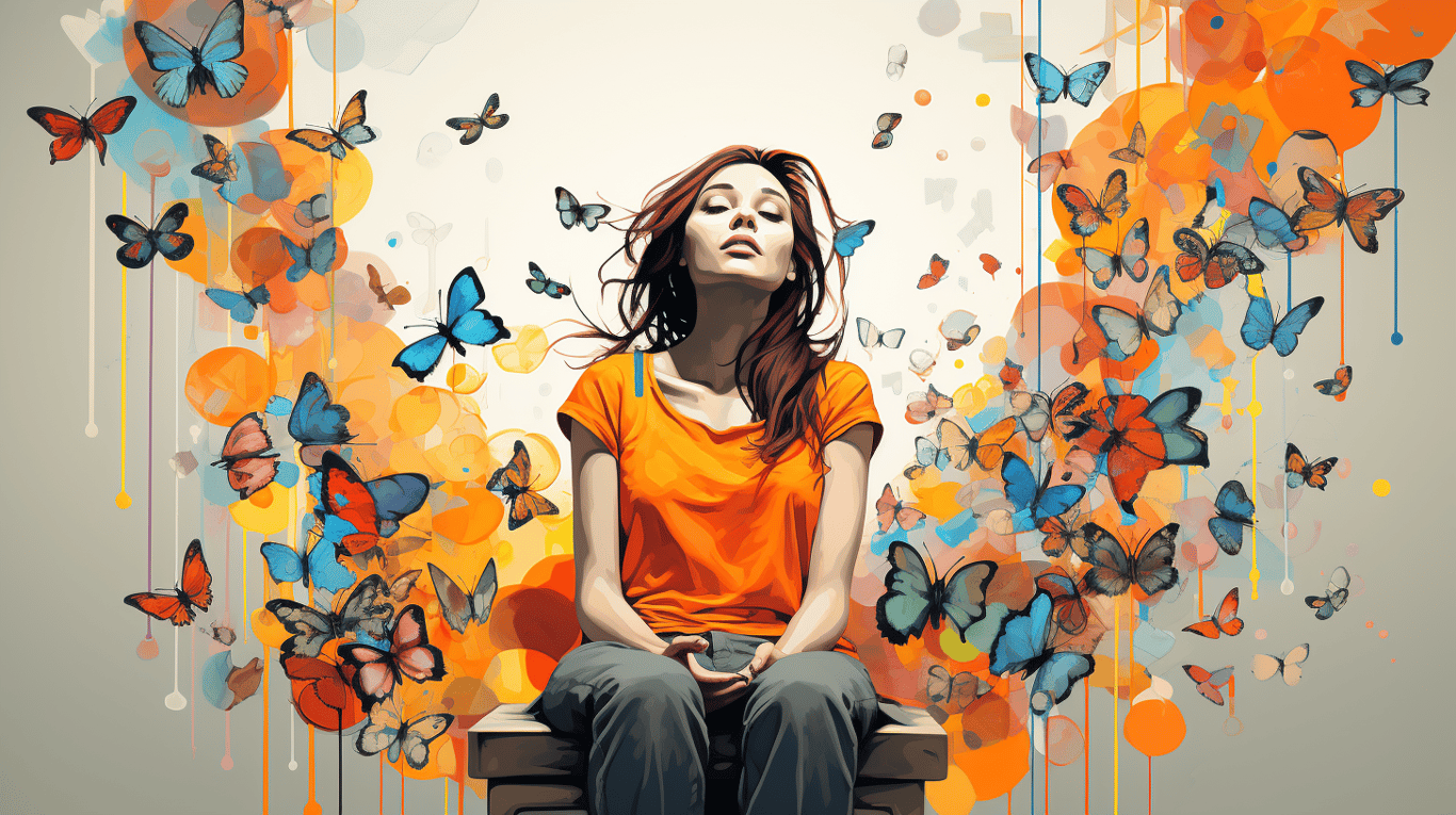 abstract image of a patient experiencing side effect