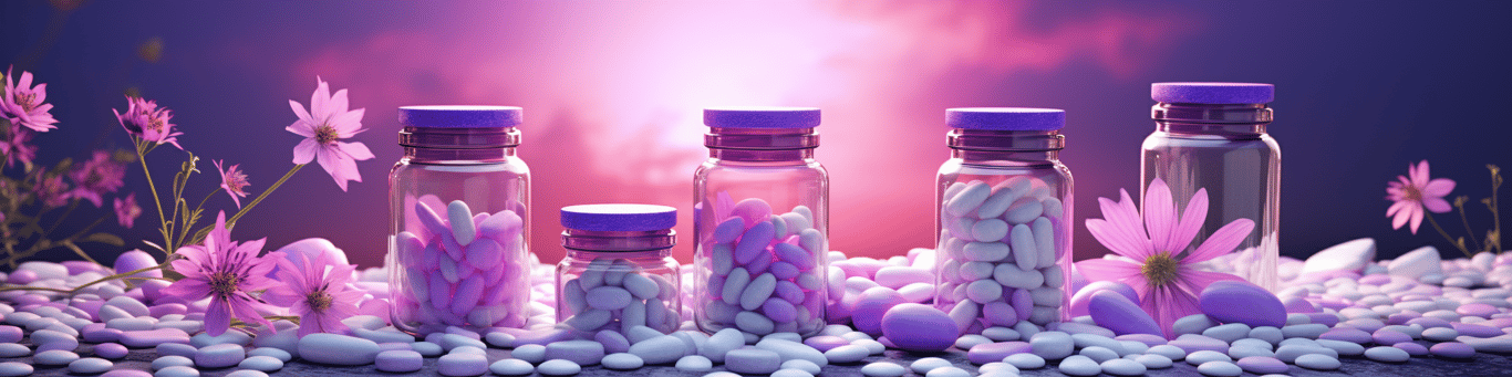 image of different drug pills on a surface