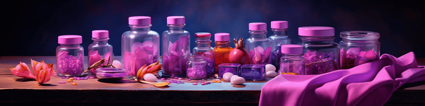 image of different drug pills on a surface