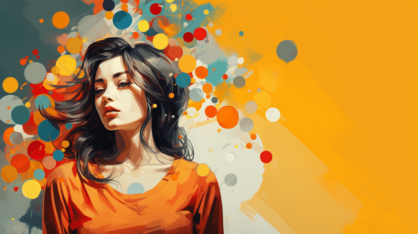 abstract image of a patient experiencing side effect