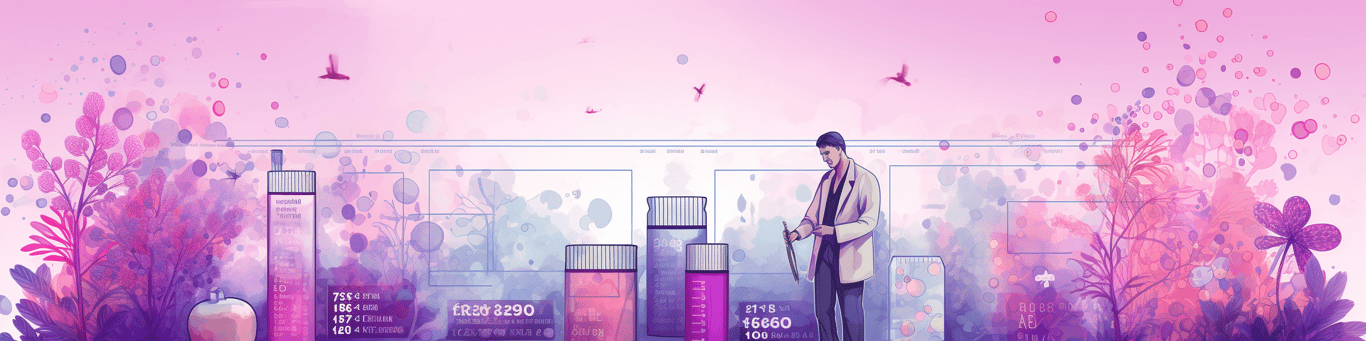 image of a doctor in a lab doing drug, clinical research