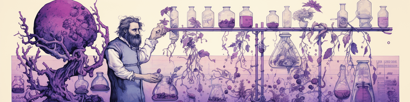 image of a doctor in a lab doing drug, clinical research