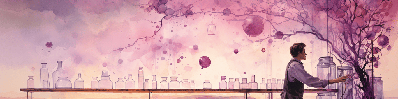 image of a doctor in a lab doing drug, clinical research