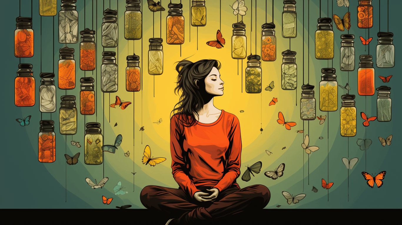 abstract image of a patient experiencing side effect