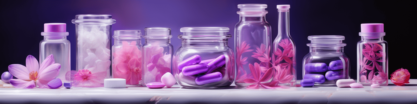 image of different drug pills on a surface