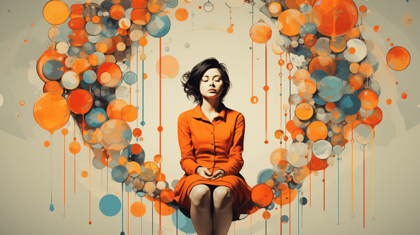 abstract image of a patient experiencing side effect