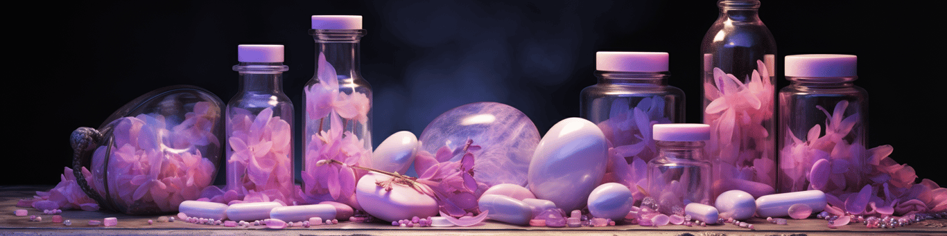 image of different drug pills on a surface