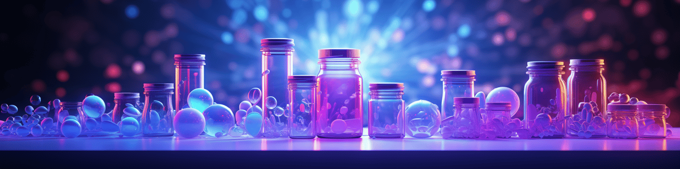 image of different drug pills on a surface