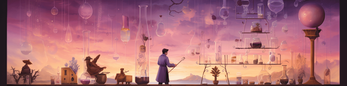 image of a doctor in a lab doing drug, clinical research