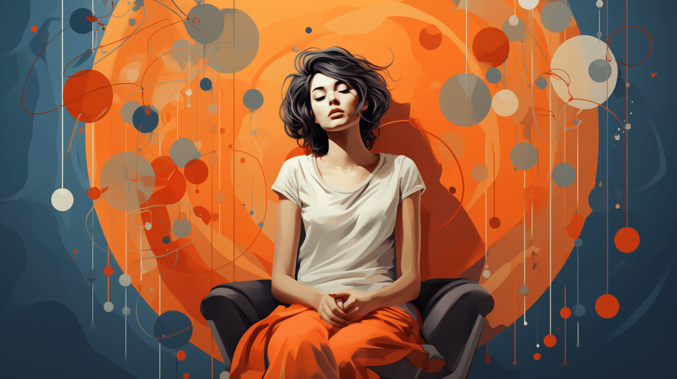 abstract image of a patient experiencing side effect