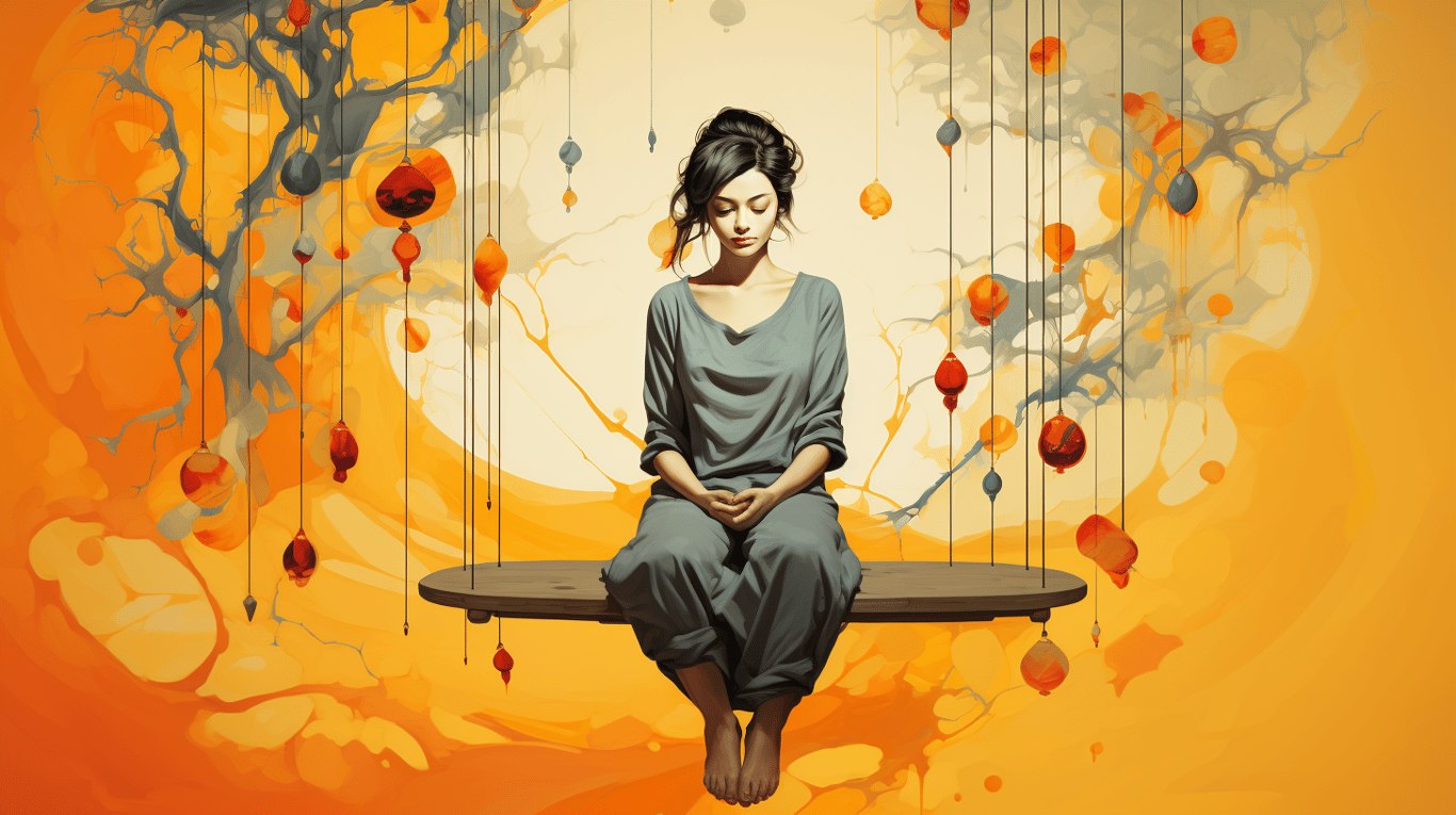 abstract image of a patient experiencing side effect