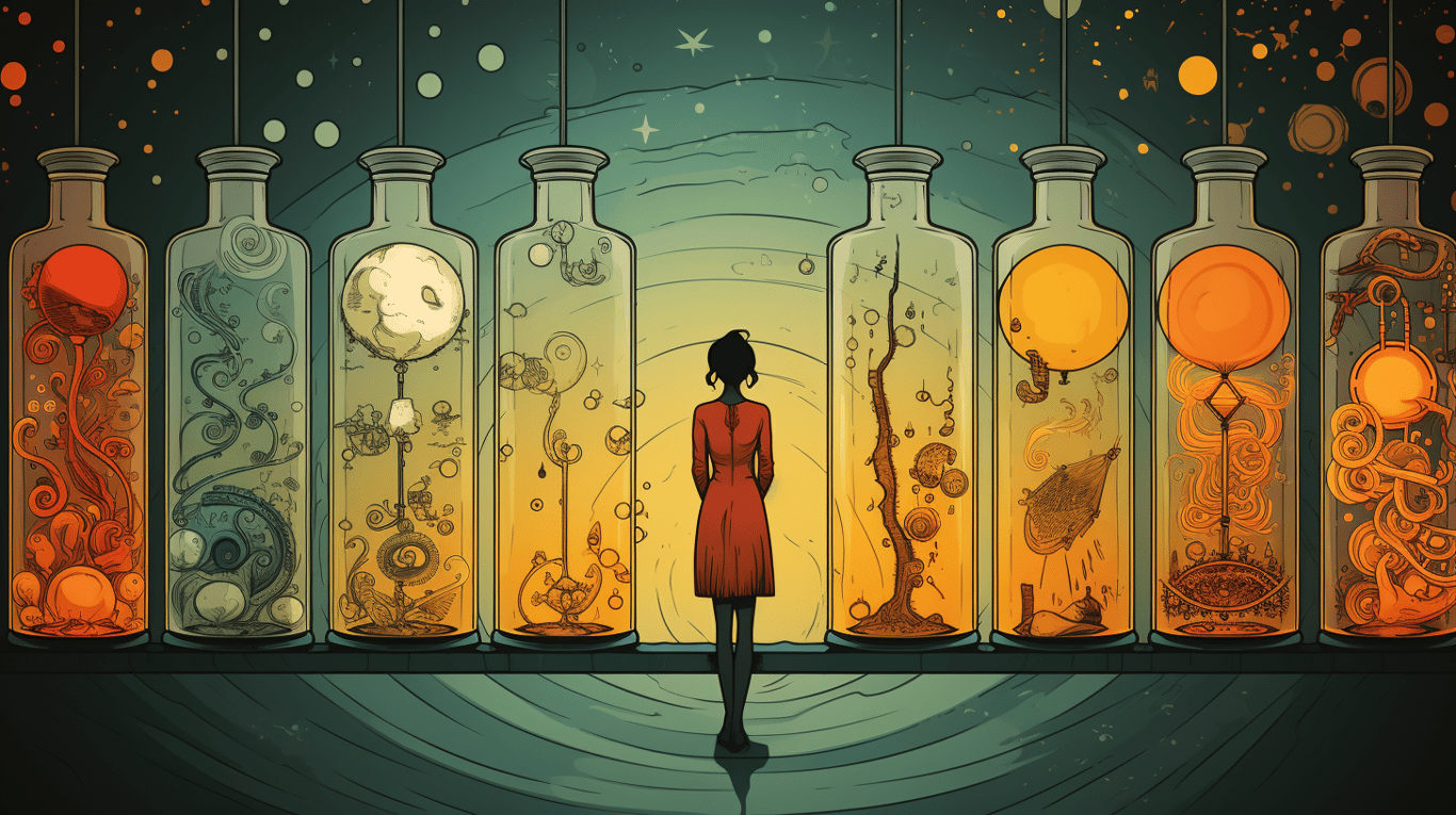 abstract image of a patient experiencing side effect