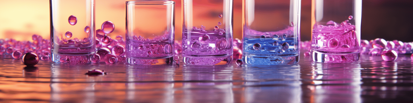 image of drug pills surrounding a glass of water symbolizing drug consumption