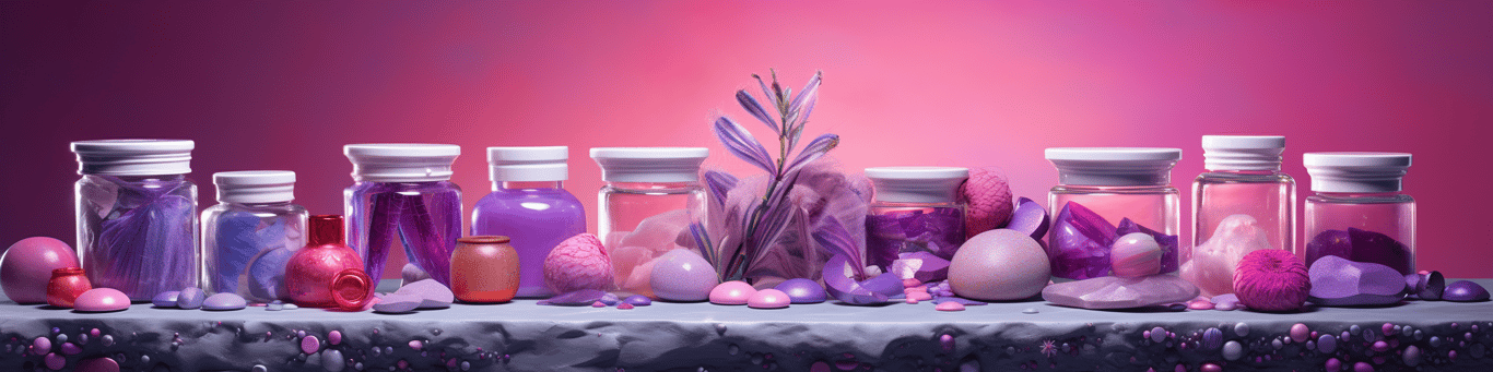 image of different drug pills on a surface