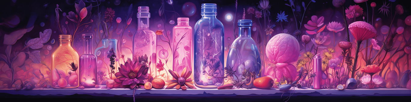 image of different drug pills on a surface