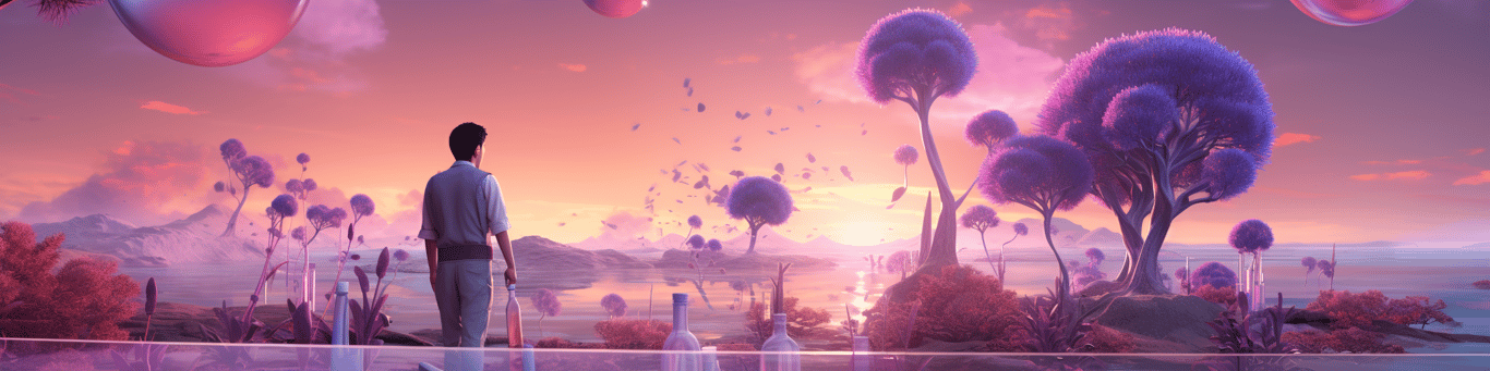 image of a doctor in a lab doing drug, clinical research