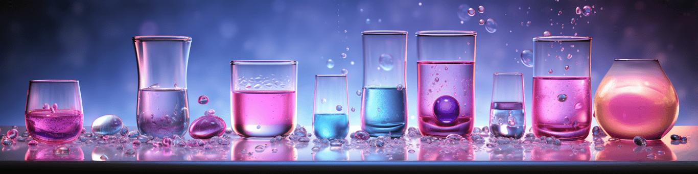 image of drug pills surrounding a glass of water symbolizing drug consumption